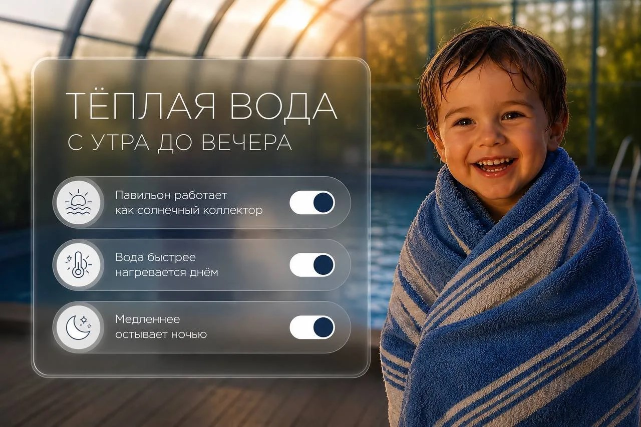 Тёплая вода с утра до вечера